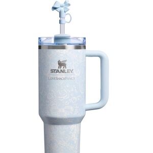 LoveShackFancy x Stanley Floral Blue Design